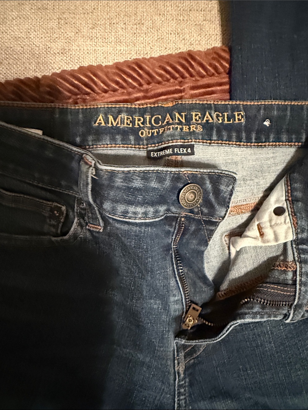 American Eagle Outfitters Women's Dark Blue Skinny Jeans